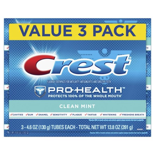 3 Pack Crest Pro Health Toothpaste